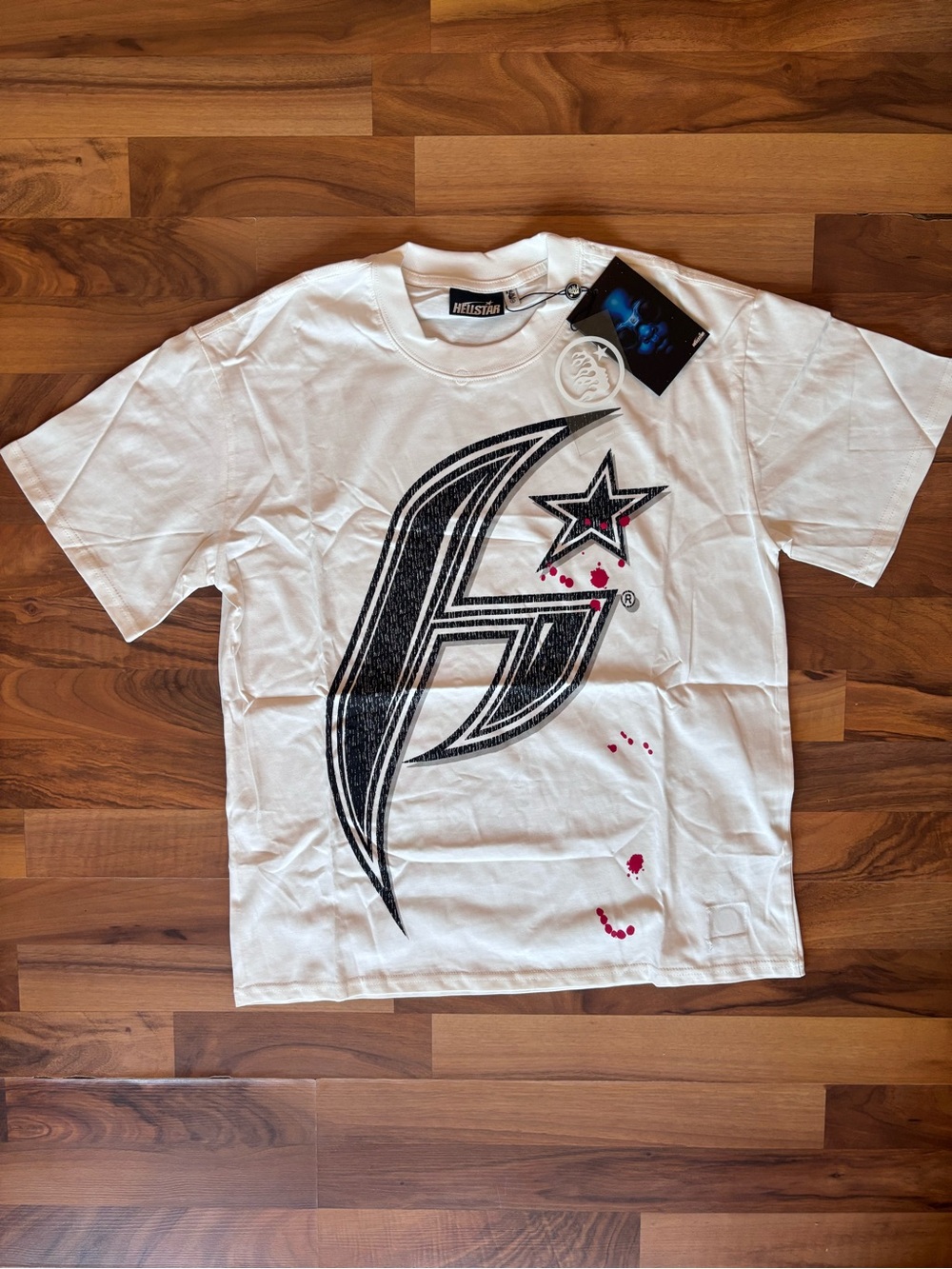 Hellstar Studios H*!T White Graphic Tee